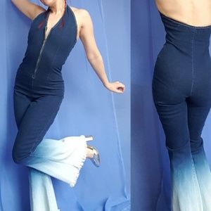 Vintage denim jumpsuit